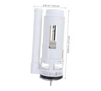 NOLITOY Vanne de Remplissage et Vidange pour Réservoir de Toilettes Réglable Hauteur Valve Flotteur pour Réparation et Remplacement de Cuvette Wc Conception Eau et Fiable