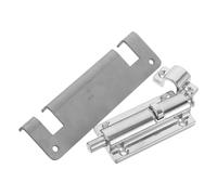 NOLITOY Verrou de Porte Coulissante en Acier Inoxydable Robuste, Montage Haut ou Bas, Serrure de Sécurité pour Baie Vitrée, Compatible Fenêtres et Portes-fenêtres Coulissantes, Sécurité