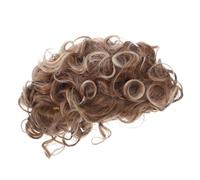 NOLITOY Wig Courtes Bouclées Fibre Résistante Chaleur Style Européen Chic Perruque Synthétique Réaliste pour Cosplay et Usage