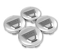 NOLLAM 4 Pièces Cache Moyeux pour Dacia Duster Logan Sandero Stepway Lodgy Mcv 2 Dokker 56/60MM Cache Moyeux Cache Moyeu Cache Roue Centrale Enjoliveurs Cache Jante Chapeau Centre Jante Voiture