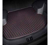 NOLLAM Auto Tapis de Coffre pour Audi Q3 Sportback 2019 2020 2021 2022 2023 2024,Cuir Cargaison Plateau Coussinets Doublure Botte Moquettes de Sol Protection Accessoires D'intérieur,E-Black-Red