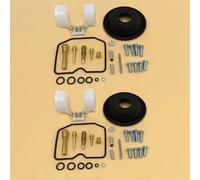 NOLLAM Joint de Moto pour Kawasaki GPZ500S 1987-2000 2001 2002 2003 GPZ 500 GPZ500 S Kit De Réparation De Carburateur De Moto, Pièces De Joint À Aiguille Flottante (Color : 2 Set)