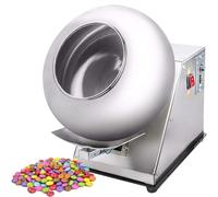 NOLLAM Machine à Enrober Le Sucre, Mini Machine à Enrober Le Chocolat, Machine à Enrober Le Chocolat, Machine à Polir, Machine à Enrober Le Sucre, Machine à SéCher Les Boules De Sucre