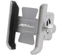 NOLLAM Support de Support de téléphone Portable pour rétroviseur de Guidon de Moto apte pour H-Onda Adv350 ADV 350 Support de Support GPS