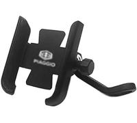 NOLLAM Support de Support de téléphone Portable pour rétroviseur de Guidon de Moto apte pour Piaggio Beverly 300 MP3 500 Medley Liberty Zip 50 150 125 Support de Support GPS