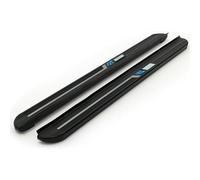 NOLLAM Voiture Marchepieds latéraux pour Skoda Karoq 2018-2023 Jupes latérales Voiture Barre Nerf Pédales Latérales Protecteur de lèvre de