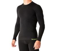 NOLOGO KATIACALZE Tee Shirt Homme Thermique Manches Lounges du Travail - sous Vetement Thermique Homme Èlastiques, Respirant, Chaud, sans Coutures ni Ètiquettes - Made in Italy