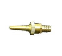 Nologo LSB-ADAPTERS, 1pc Brass Universal Fontaine Buses pulvérisation d'eau Buse Jardin Jet Buses à Jet réglable Angle Barb Tuyau for 16/19/25 mm Tuyau Tuyau Tube (Taille : 19mm)