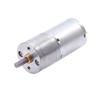 Nologo WJN-Motor, 1pc JGA25-370 Geared DC Moteur Moteur électrique 12V 6V Vitesse Moteur à Couple élevé 5/10/15/30/60/100/150/200/300/400/500/1000/1200 RPM (Couleur : 100, Taille : 12V)