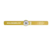 NoLongerLost Bracelet Sécurité Enfant Slap-On | Bracelet Identification Enfant avec QR Code | Bracelet Enfant Perdu Réutilisable | Étanche & Anti-UV | Sécurité Enfan
