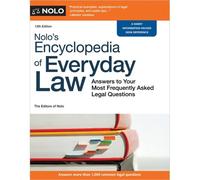 Nolo's Encyclopedia Of Everyday Law