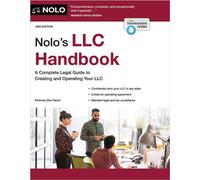 Nolo's LLC Handbook A Complete Legal Guide to Creating and Operating Your LLC - Secor Glen Attorney - NOLO - ebook (ePub) - Livre