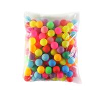 NOLOWY Lot de 50 jeux de ping-pong colorés lavables pour décoration de fête d'art et d'artisanat