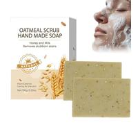 Nolvia Organic Soap Bar - Hydratage naturel pour le visage et le corps, végétalien, sans parfum,2Pcs