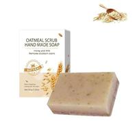 Nolvia Soap,Nolvia Natural Soaps for Better Skin,Organic Soap Bar for Face & Body,Handmade Oatmeal Soaps,Sutiable for All Skin Types (1 pcs)