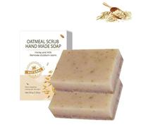 Nolvia Soap,Nolvia Natural Soaps for Better Skin,Organic Soap Bar for Face & Body,Handmade Oatmeal Soaps,Sutiable for All Skin Types (2 pcs)