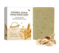 Nolvia Soap, Nolviasoap, Savon à l'avoine, Savon au Lait Bio, Savons naturel exfoliant, Savons hydratants pour visage et corps (1)