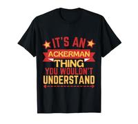 Nom Ackerman Amusant pour Ackerman T-Shirt