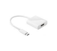 Goobay Adaptateur USB 3.1 Type-C vers HDMI 66259 – 0,2 m Blanc, 1 écran, 30 Hz