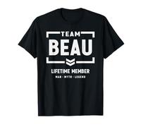 Nom amusant de l'équipe Beau membre à vie T-Shirt