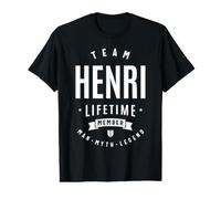 Nom Amusant Henri de l'équipe Henri T-Shirt Graphique avec Valeur