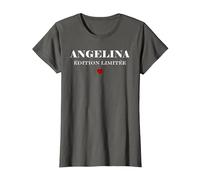 Nom Angelina édition limitée Humour prénom Angelina T-Shirt, Femme, Asphalte, M