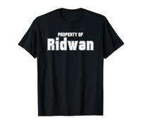 Nom asiatique amusant - Cadeau musulman - Propriété de RIDWAN T-Shirt