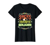Nom Benjamin préféré du Père Noël Benjamin T-Shirt Graphique avec Valeur