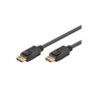 Goobay Câble DisplayPort 1.4 avec clips de verrouillage - 1 m
