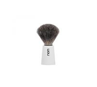Nom Carl81wh Blaireau « Carl », Pur Noir (Pure Badger), Monture Plastique Blanc Mat.