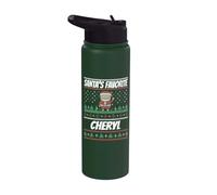 Nom Cheryl préféré du Père Noël Stainless Steel Insulated Water Bottle