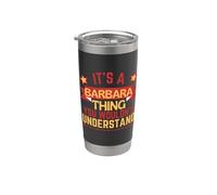 Nom de Barbara Cadeau amusant pour Barbara Gobelet isotherme en acier inoxydable double paroi