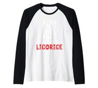 Nom de Chat avec Motif réglisse - All You Need is Love! Manche Raglan