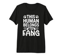 Nom de Chat Croc Humain Appartient au nom du Chat Fang T-Shirt Haut de Gamme