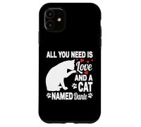 Nom de Chat personnalisé Dante Mignon Chaton Amoureux des Animaux de Compagnie Coque pour iPhone 11
