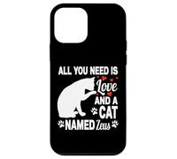 Nom de Chat personnalisé Zeus Mignon Chaton Amoureux des Animaux de Compagnie Coque pour iPhone 12 Mini