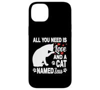 Nom de Chat personnalisé Zeus Mignon Chaton Amoureux des Animaux de Compagnie Coque pour iPhone 14 Plus