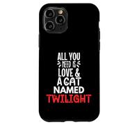 Nom de Chat Twilight Design - All You Need is Love ! Coque pour iPhone 11 Pro