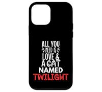 Nom de Chat Twilight Design - All You Need is Love ! Coque pour iPhone 12 Mini