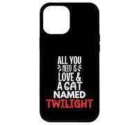 Nom de Chat Twilight Design - All You Need is Love ! Coque pour iPhone 12 Pro Max