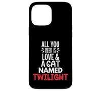 Nom de Chat Twilight Design - All You Need is Love ! Coque pour iPhone 13 Pro Max