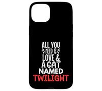 Nom de Chat Twilight Design - All You Need is Love ! Coque pour iPhone 15 Plus