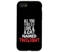 Nom de Chat Twilight Design - All You Need is Love ! Coque pour iPhone SE (2020) / 7/8