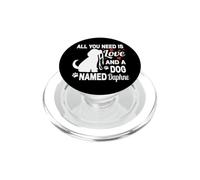 Nom de Chien personnalisé Daphne Mignon pour Les Amoureux des Animaux de Compagnie PopSockets PopGrip pour MagSafe