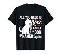 Nom de Chien personnalisé Daphne Mignon pour Les Amoureux des Animaux de Compagnie T-Shirt