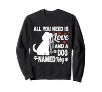 Nom de Chien personnalisé Toby Cute Dog Lover Sweatshirt