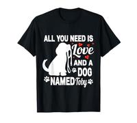 Nom de Chien personnalisé Toby Cute Dog Lover T-Shirt