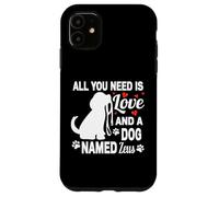 Nom de Chien personnalisé Zeus Mignon pour Les Amoureux des Animaux de Compagnie Coque pour iPhone 11