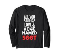 Nom de chien suie - Tout ce dont vous avez besoin, c'est l'amour Manche Longue