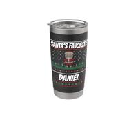 Nom de Daniel drôle de Noël préféré du Père Noël Daniel Gobelet isotherme en acier inoxydable double paroi